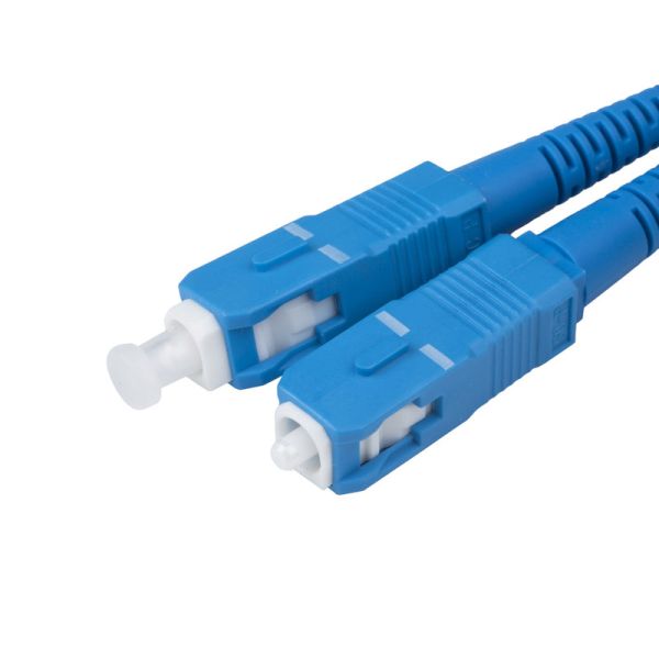 Патч-корд волоконно-оптический Hyperline FC-D2-9-SC/UR-SC/UR-H-1M-LSZH-YL, SM 9/125 (OS2), SC/UPC-SC/UPC, 2.0 мм, duplex, LSZH, 1 м