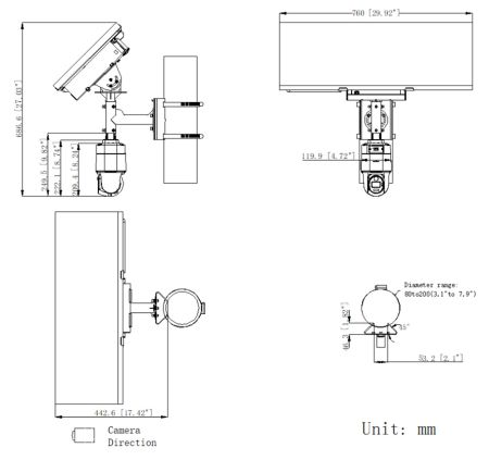 Поворотная 4G IP-видеокамера 4Мп HikVision DS-2XS3Q47G1-LDH/4G/C18S40 (4 мм) с питанием от солнечной батареи Поворотная 4G IP-видеокамера 4Мп HikVision DS-2XS3Q47G1-LDH/4G/C18S40 (4 мм) с питанием от солнечной батареи