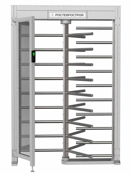 Турникет полноростовой 3-х лопастной со стеклом Ростов-Дон ПР1ЛС/3М2