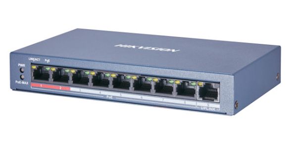 Неуправляемый PoE-коммутатор HikVision DS-3E0109P-E/M(B)