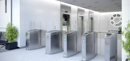 Раздвижной турникет Magnetic MPH 520 мм, с высокими створками 1200 мм