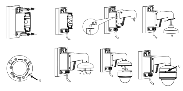 Кронштейн HikVision DS-1273ZJ-130B для купольных и стандартных видеокамер