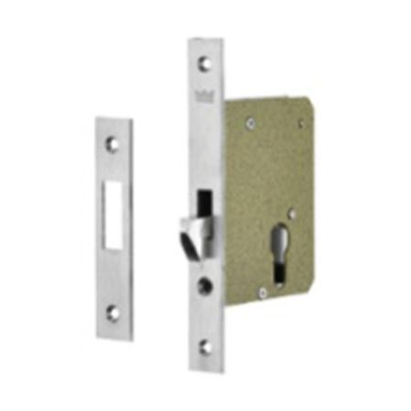 Механический замок dormakaba 401 /55/ F=22 прям. с ответной планкой, для раздвижных дверей Механический замок dormakaba 401 /55/ F=22 прям. с ответной планкой, для раздвижных дверей