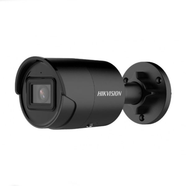 Уличная IP-камера 8Мп Hikvision DS-2CD2083G2-IU (2.8 мм), черная с технологией AcuSense