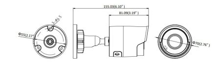 Уличная IP-камера Hikvision DS-2CD2023G0-I (4 мм) (Black) с ИК-подсветкой до 30м