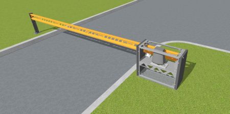 Откатной механический шлагбаум Hurde Block-A1 Combo 5 (11-45)