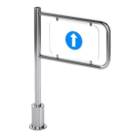 Механическая уличная односторонняя калитка с пружинным возвратом Oxgard К-11A (левая), L=800 мм