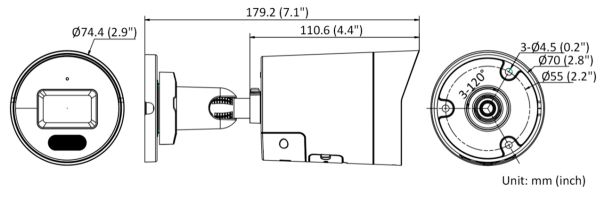 Сетевая IP-камера ColorVu 8Мп Hikvision DS-2CD2087G2H-LIU/SL (4 мм) с интеллектуальной гибридной подсветкой до 40 м Сетевая IP-камера ColorVu 8Мп Hikvision DS-2CD2087G2H-LIU/SL (4 мм) с интеллектуальной гибридной подсветкой до 40 м