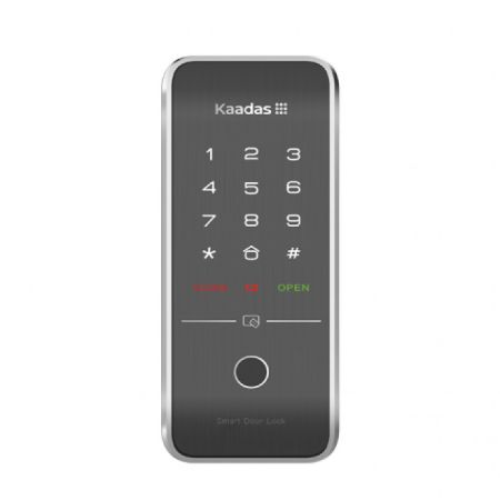 Электронный биометрический замок Kaadas R6-5 Black, накладной, без ручки