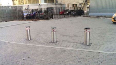 Электромеханический боллард BFT STOPPY MBB/ DACOTA 220/700 из нерж. стали с подсветкой