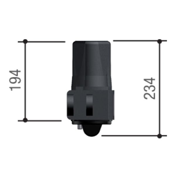 Линейный самоблокирующийся привод Came KR310D для правой створки
