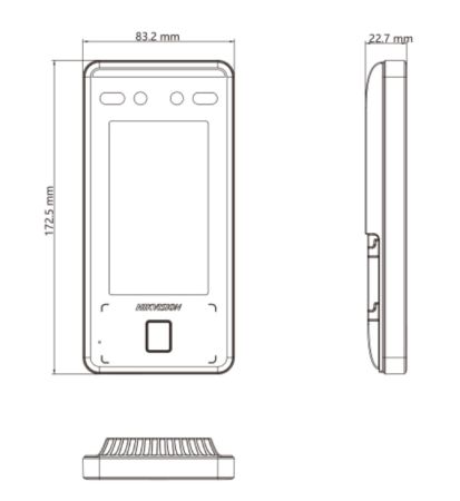 Терминал распознавания лиц HikVision DS-K1T341CMF с алгоритмом глубокого обучения