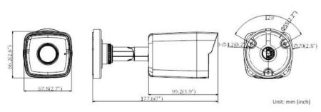 Уличная IP-камера 2Мп HiWatch DS-I250M(B) (2.8 мм) с микрофоном