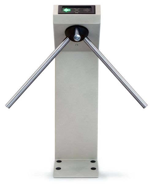 Турникет-трипод PERCo-TTR-04.1G из окрашенной стали, темно-серый (с планками)