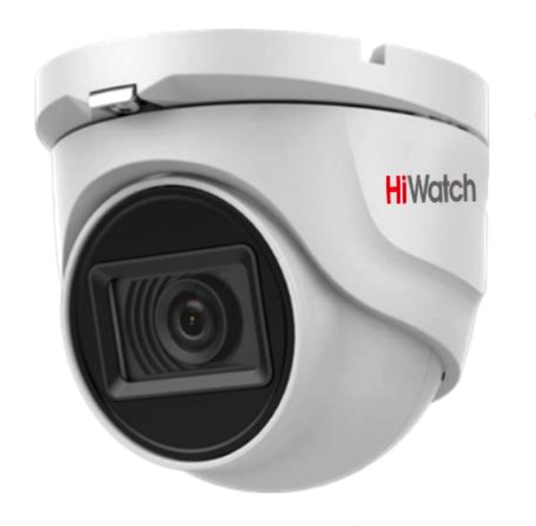Купольная уличная 8Мп HD-TVI видеокамера HiWatch DS-T803(B) (2.8 мм)