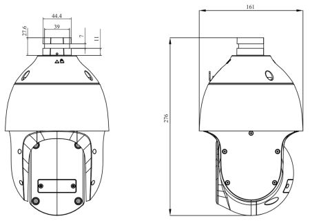 PTZ-видеокамера 2Мп RVi-1NCZ23723 (5-115) скоростная поворотная PTZ-видеокамера 2Мп RVi-1NCZ23723 (5-115) скоростная поворотная