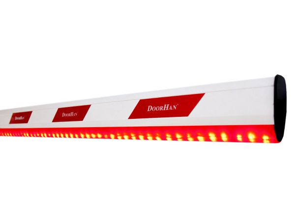 Стрела алюминиевая DoorHan Boom-5-LED c подсветкой для шлагбаума Barrier-5000