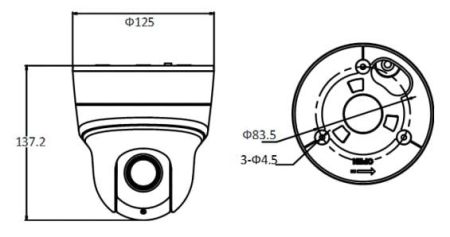 Скоростная PTZ IP-видеокамера HikVision DS-2DE2204IW-DE3 2 Мп