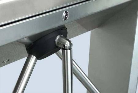 Турникет-трипод тумбовый PERCo-TBC01.1 (с механическими планками Антипаника) с картоприемником