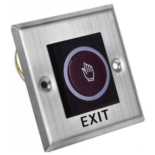 Кнопка выхода бесконтактная ZKTeco TLEB101, врезная