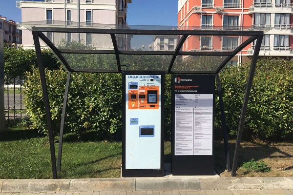 Автоматическая касса паркомат АП-ПРО 03- 1 Банк с банковским терминалом