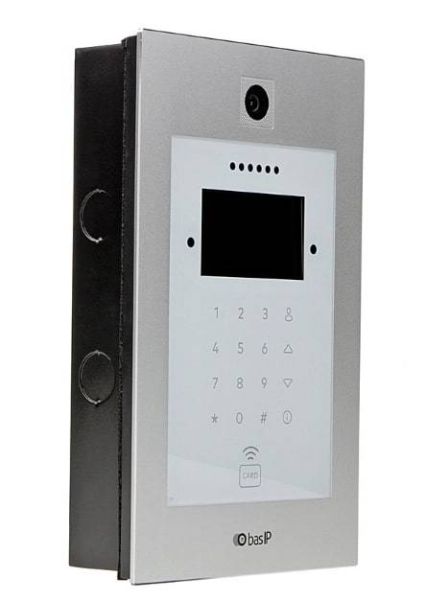 Вызывная видеопанель Bas-IP AA-11B многоабонентская с мобильным доступом и считывателем карт Вызывная видеопанель Bas-IP AA-11B многоабонентская с мобильным доступом и считывателем карт