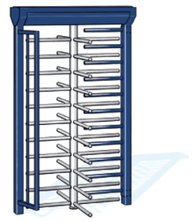 Полноростовой турникет dormakaba Kentaur FTS-L04