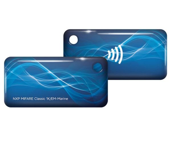 Брелок комбинированный EM-Marine + Mifare Plus SE 1K, 4/7 byte UID (и режим SL1 (Classic ))