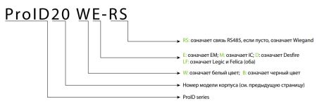 Считыватель бесконтактных карт ZKTeco ProID10BM