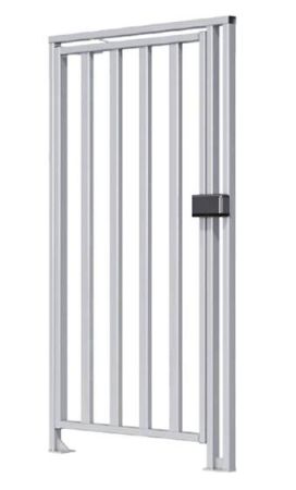 Калитка полноростовая из нержавеющей стали Oxgard К-10-Н (правая)