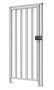 Калитка полноростовая из нержавеющей стали Oxgard К-10-Н (правая)