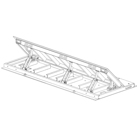 Дорожный блокиратор Silar ПЗП 6000 ГЗ гидравлический, заглубляемый