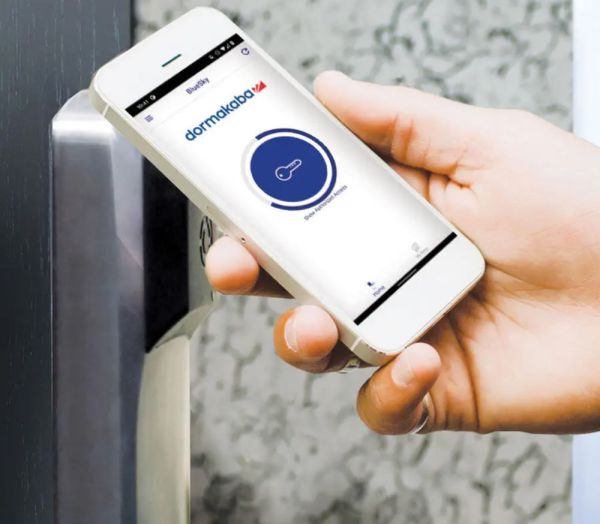 Электронный замок dormakaba Saflok RT Plus ESM, матовая латунь (79PS03012EF30-606)