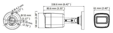 Уличная HD-TVI видеокамера 5Мп HikVision DS-2CE16H8T-ITF (2.8 мм) с EXIR-подсветкой до 30 м Уличная HD-TVI видеокамера 5Мп HikVision DS-2CE16H8T-ITF (2.8 мм) с EXIR-подсветкой до 30 м
