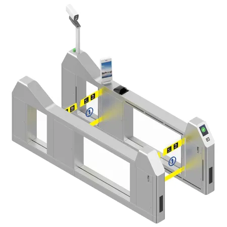Турникет-шлюз распашной Avix E-gate AV.TD.6639 для контроля здоровья на таможне