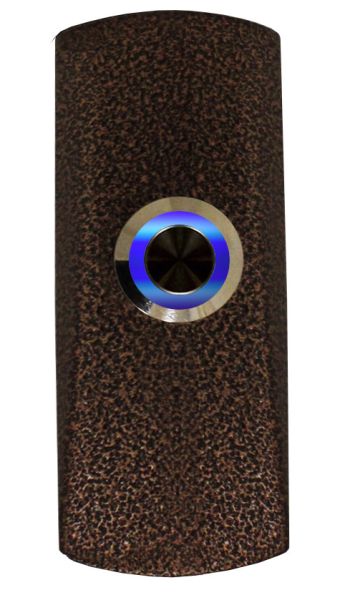 Кнопка выхода накладная Tantos TS-CLICK light с подсветкой (медный антик)