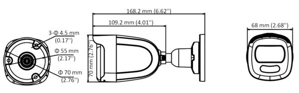 Уличная HD-TVI видеокамера 5Мп ColorVu HikVision DS-2CE10HFT-F (6 мм) с LED подсветкой до 20 м Уличная HD-TVI видеокамера 5Мп ColorVu HikVision DS-2CE10HFT-F (6 мм) с LED подсветкой до 20 м