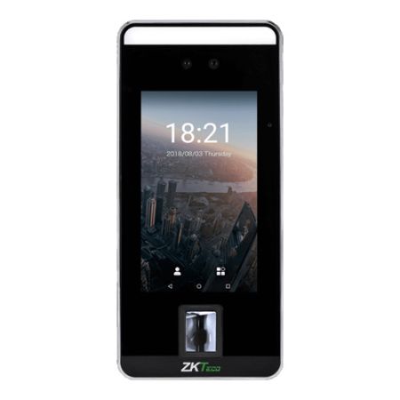 Биометрический считыватель ZKTeco SpeedFace-V5L с распознаванием лиц и отпечатков пальцев