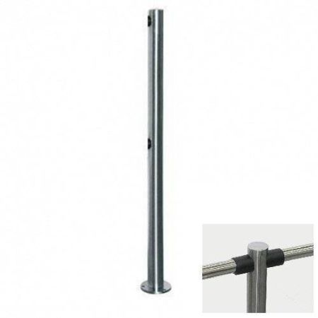 Двухсторонняя стойка PERCo BH02 2-01 с четырьмя отверстиями для крепления патрубков (угол 180°)