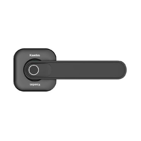 Электронный биометрический замок-ручка Kaadas LH01 с отпечатком пальца, врезной, черный