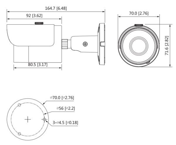 IP-видеокамера уличная 4Мп Dahua DH-IPC-HFW1431SP-0280B-S4 IP-видеокамера уличная 4Мп Dahua DH-IPC-HFW1431SP-0280B-S4