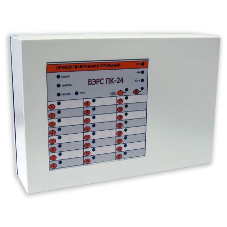 Прибор ВЭРС-ПК 24М версия 3.2 приемно-контрольный охранно-пожарный