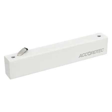 Электромагнитный замок AccordTec ML-100K с уголком, белый