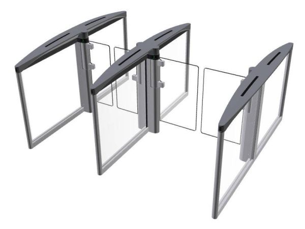 Автоматизированная проходная SpeedStile FLS DS длина 1800 мм