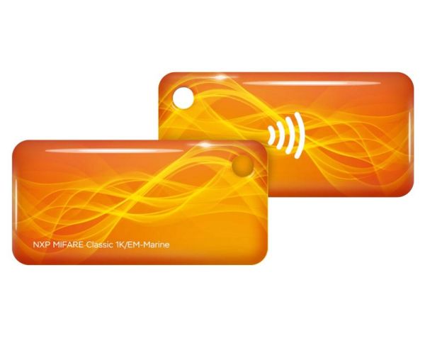 Брелок комбинированный EM-Marine + Mifare Plus X 4K, UID 4/7 byte