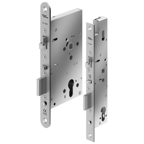 Электромеханический замок dormakaba SVZ 6241 антипаника, для сплошных дверей с притвором, лицевая планка 235х20
