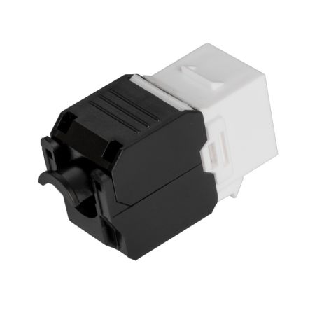 Модуль коммутационный ЛЮ-МКС-5e.8К39.Би, тип Keystone 180°, UTP,, кат.5e, самозажимной