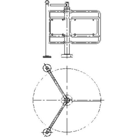 Ограждение "Ростов-Дон ОV-Р" (для полуростовых турникетов) Ограждение "Ростов-Дон ОV-Р" (для полуростовых турникетов)