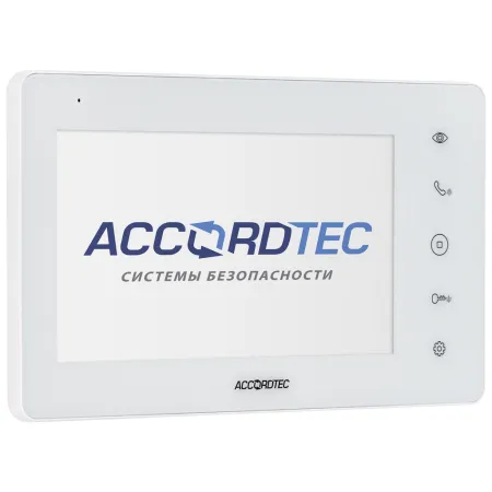 Монитор видеодомофона AccordTec AT-VD A752C/SD WH