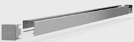 Комплект 1-створчатой раздвижной двери с приводом dormakaba CS 80 Magneo 875мм, стеклянная дверь/ зажимная шина